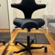 Chaise de bureau HÅG Capisco 8106 gris foncé – Très bon état